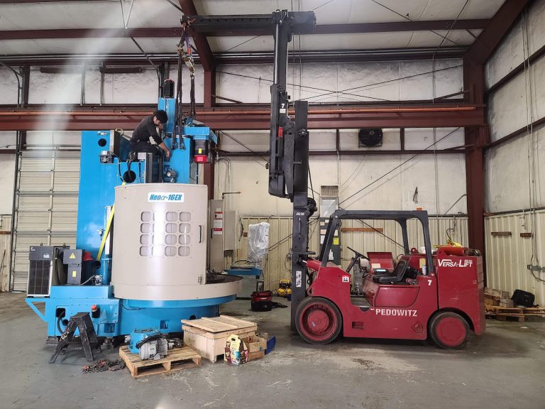mudanzas de equipos mecánicos Camiones y Aparejos O-M Neo 16-ex Vertical Boring Mill Miami FL
