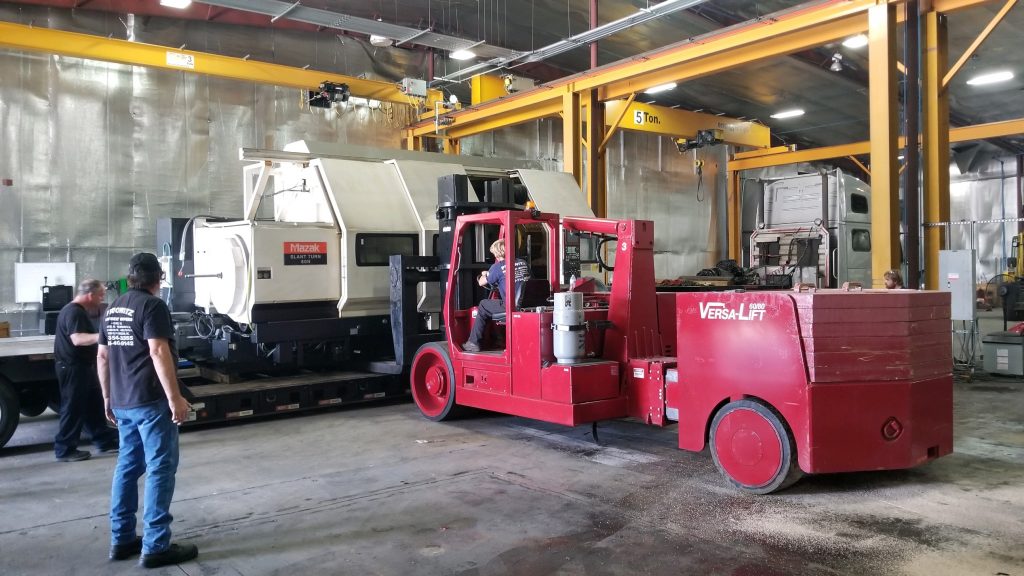 Pedowitz Machinery Movers CNC Trucking Capacidad de aparejos Miami 1