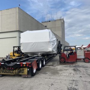 Pedowitz Machinery Movers CNC Trucking Servicios y Capacidad de aparejos Miami 3 Flight Simulator